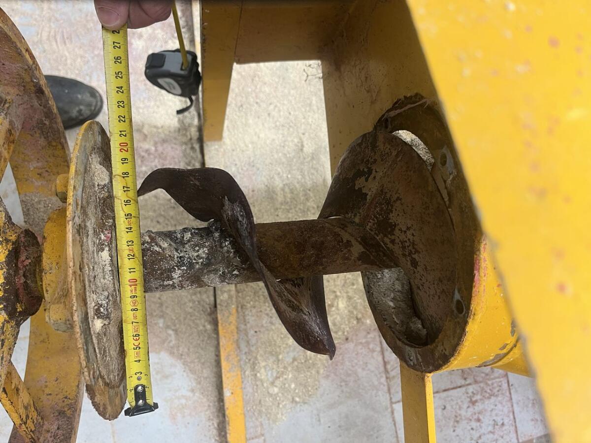 Vertikalmischer - Förderschnecke Welle Ersatzteil 3