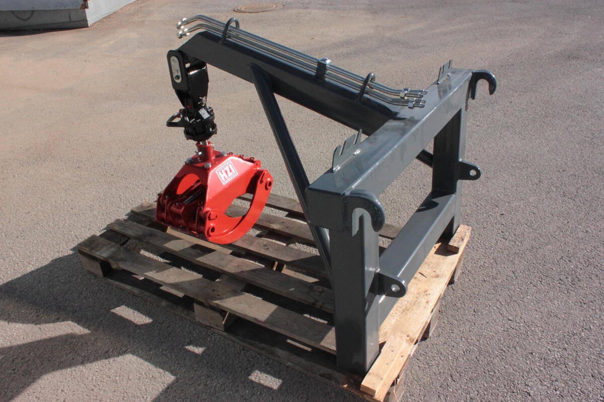 Frontlader Verladezange/Rückezange mit Forstgreifer 2