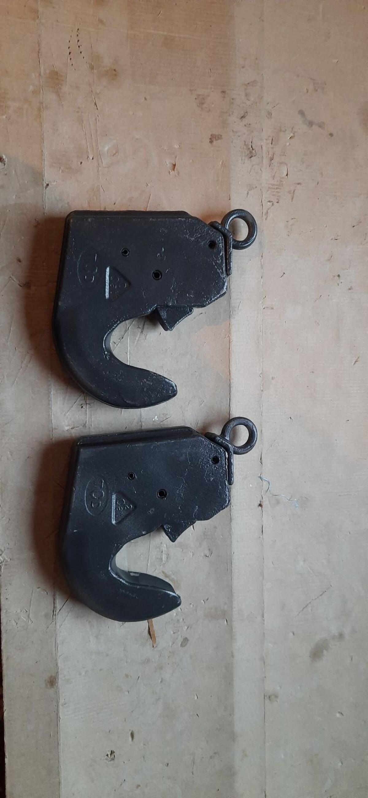 2 Stk. Fanghaken Kat. 2 mit Schnellkupplung 2