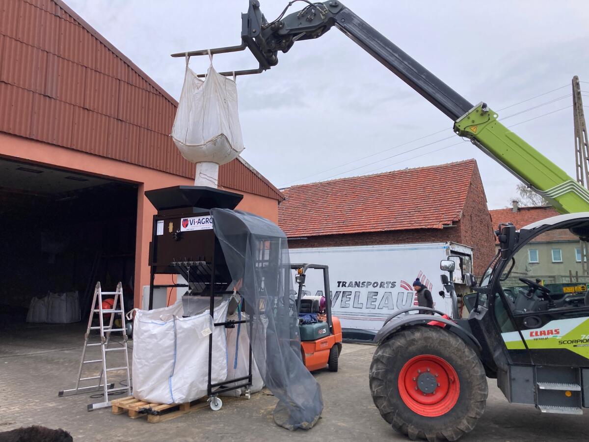 Getreidereiniger VI-AGRO 10 t/h für Big Bag Grain Cleaner 2