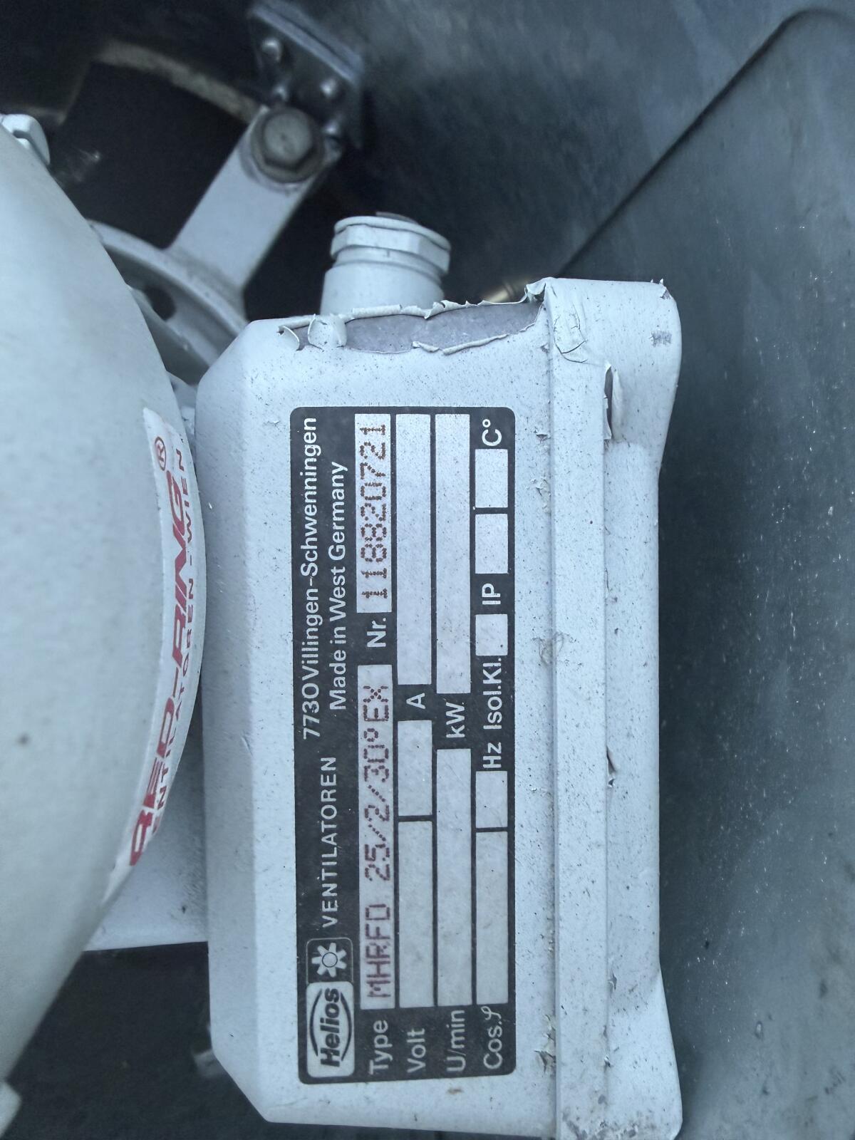 Ventilator Helios MHRFO 2