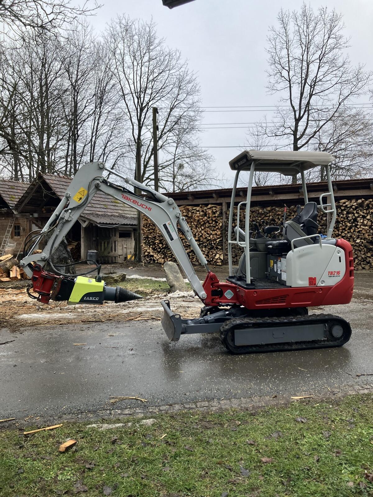 Minibaggerverleih Takeuchi TB 216 2