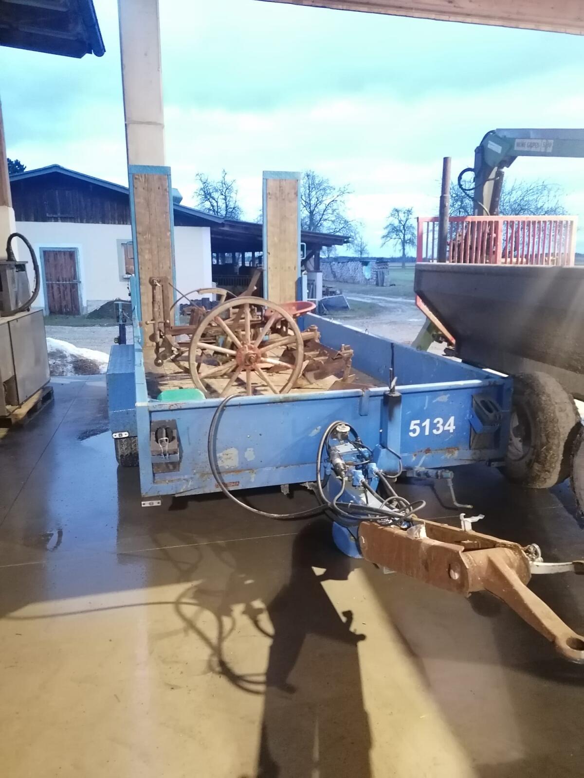 Anhänger / Tieflader für Baggertransport 2