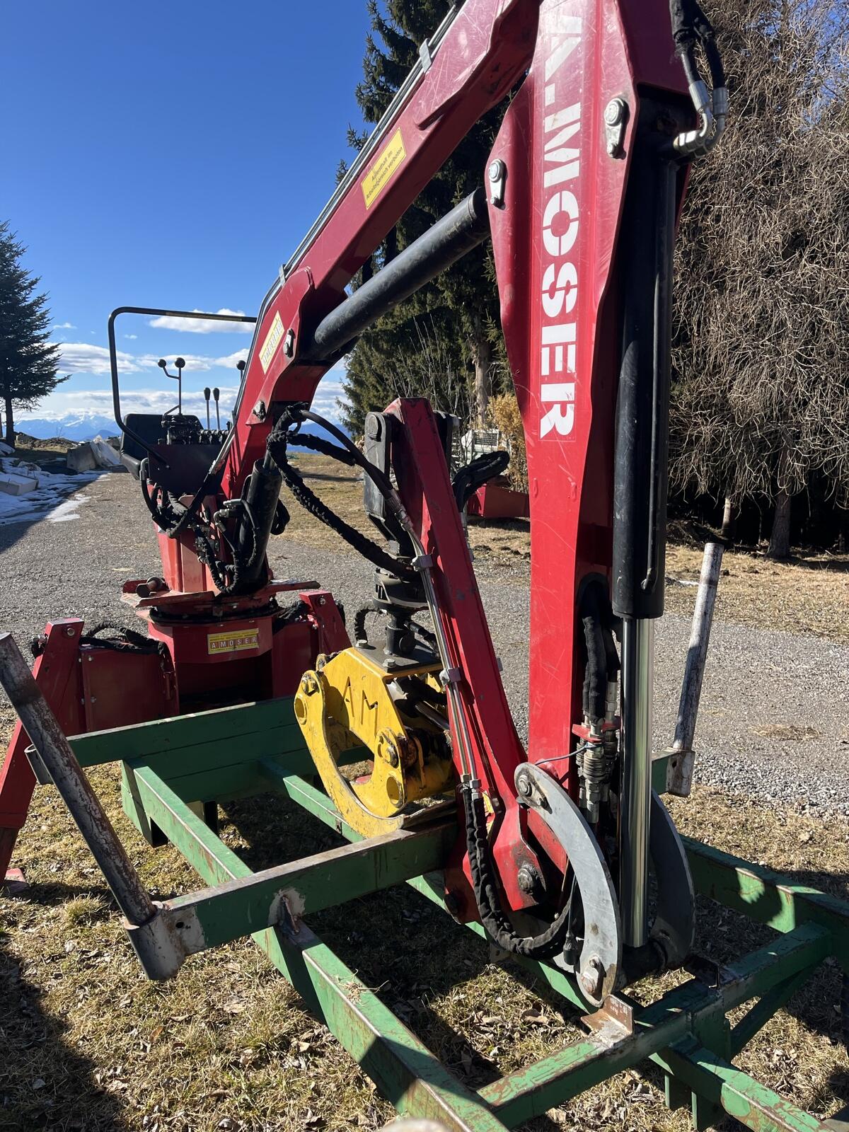 Kombikran/ Heckbagger A. Moser K 3500D 2