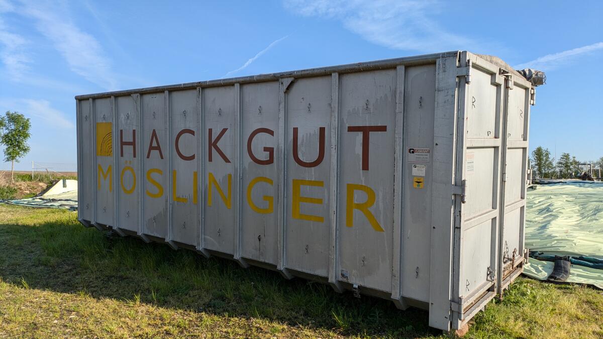 Trocknungscontainer 38 m³ 2