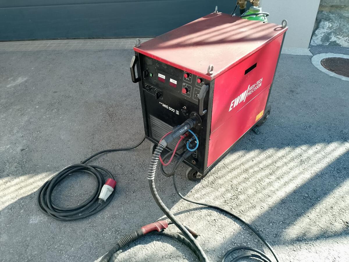 EWM Wega 500 Schutzgas Schweißgerät Neues Schlauchpaket 2