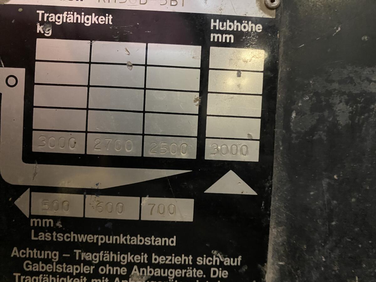 Steinbock Boss Stapler 3 t, Duplexmast 3