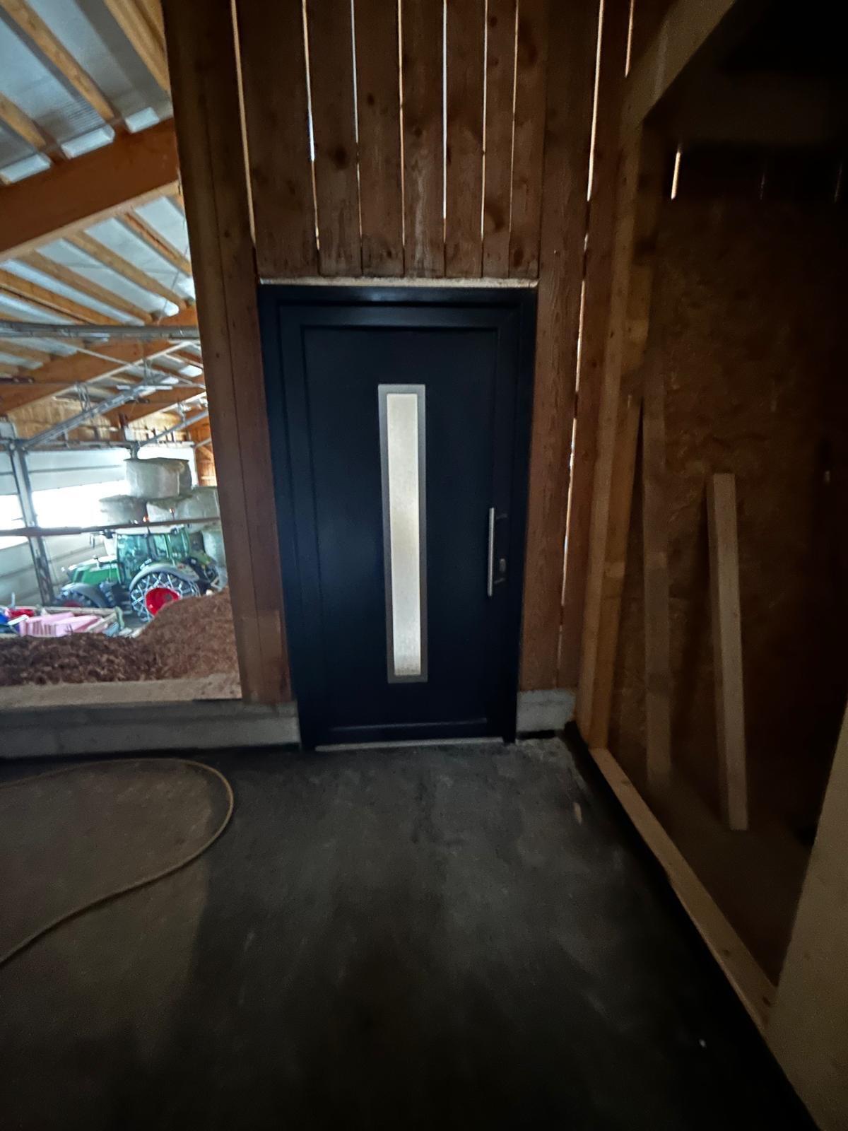 2 Nebeneingangstüren Anthrazit/Weiß 3