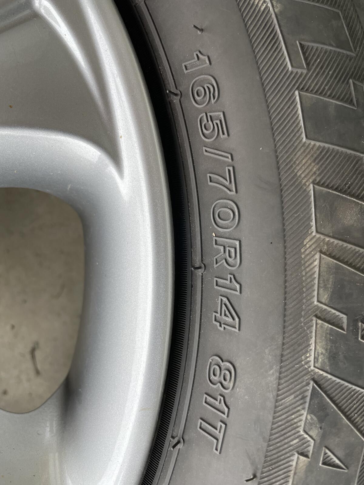 4 Alu-Kompletträder 14 Zoll 2