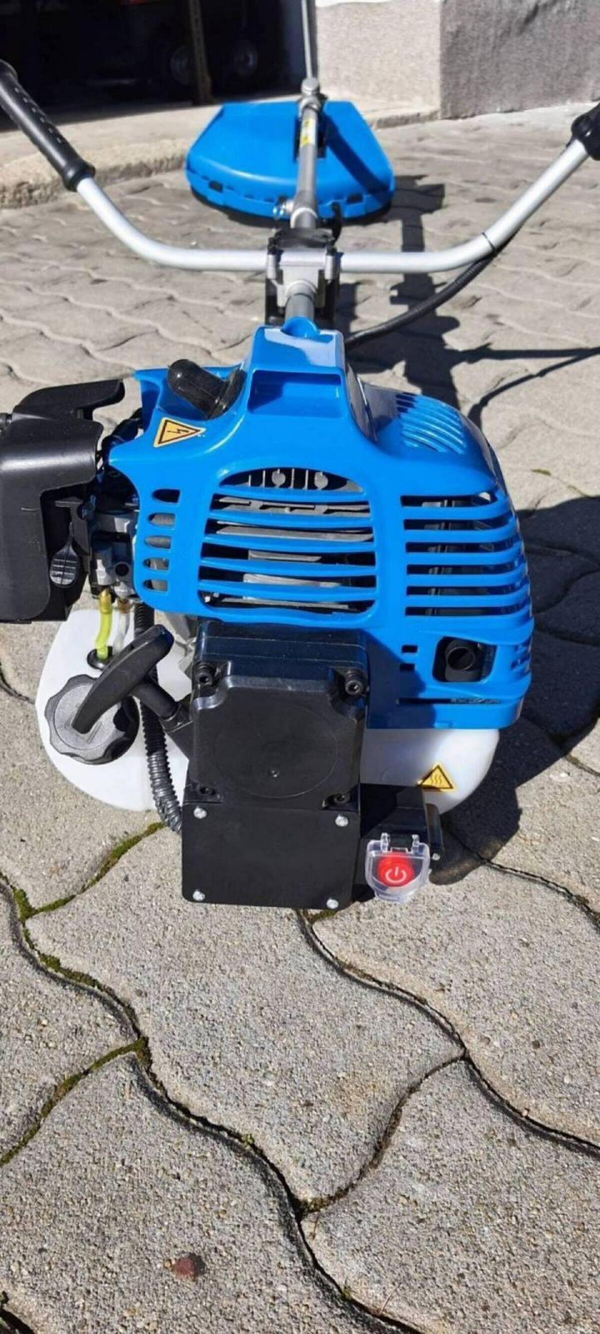 Benzin-Motorsense, 2-Takt 2 PS, Elektro-Starter 2