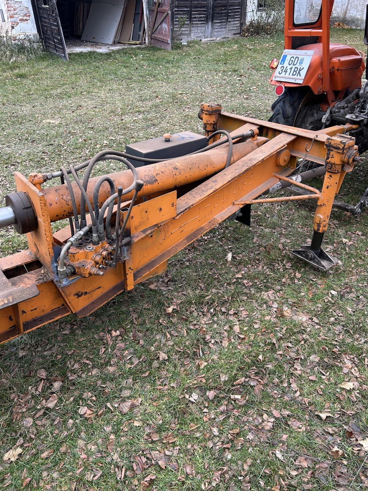 Holzspalter liegend Eigenbau 3