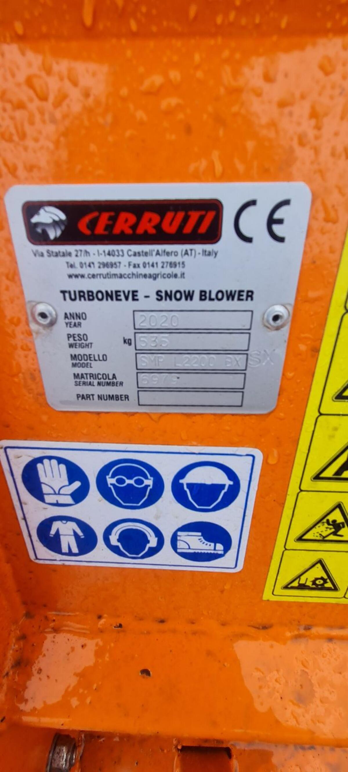 Schneefräse Cerruti SMP 2.200 BXSx 2