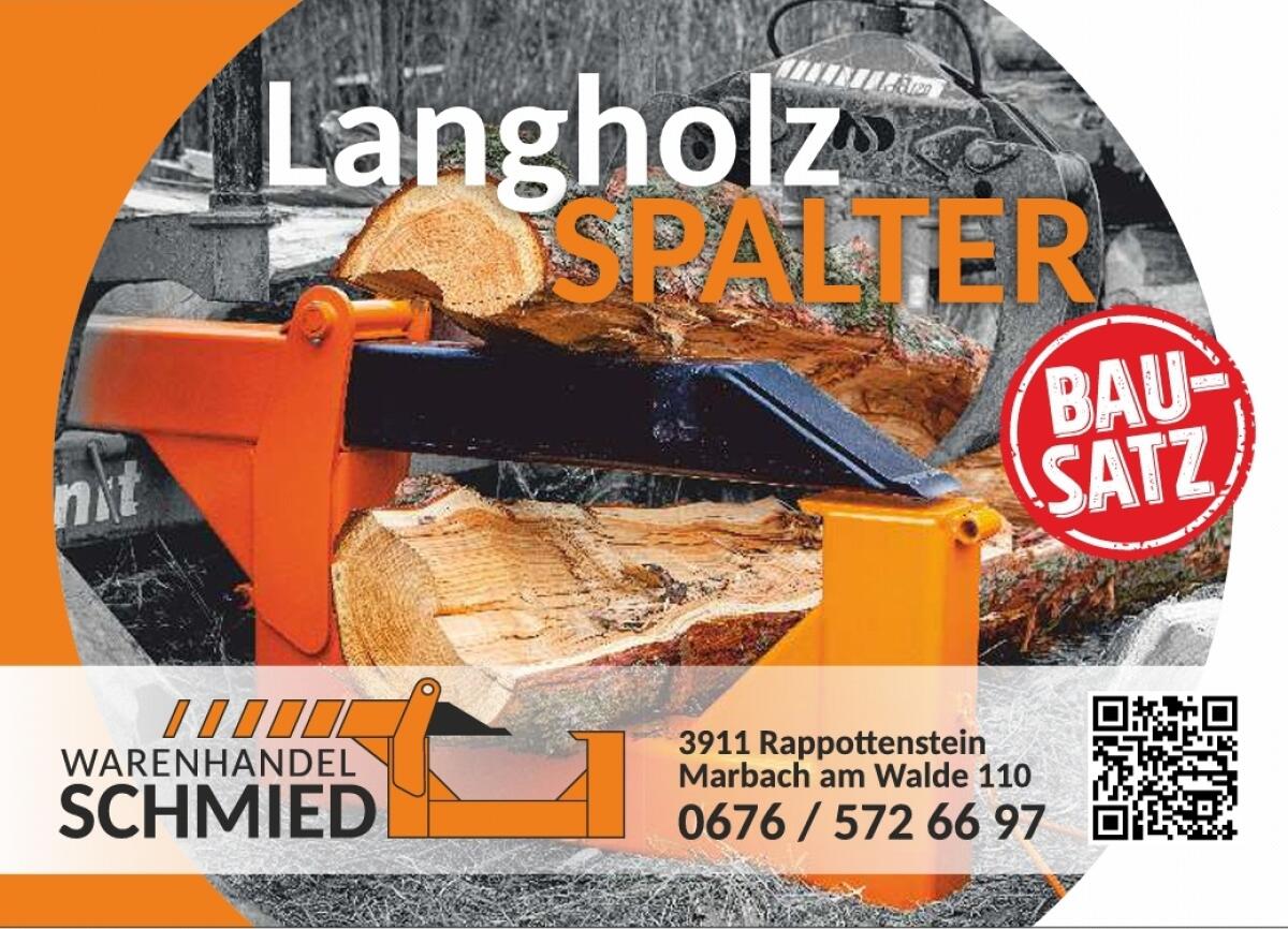 Langholzspalter, Holzspalter für über 5 m Länge 2
