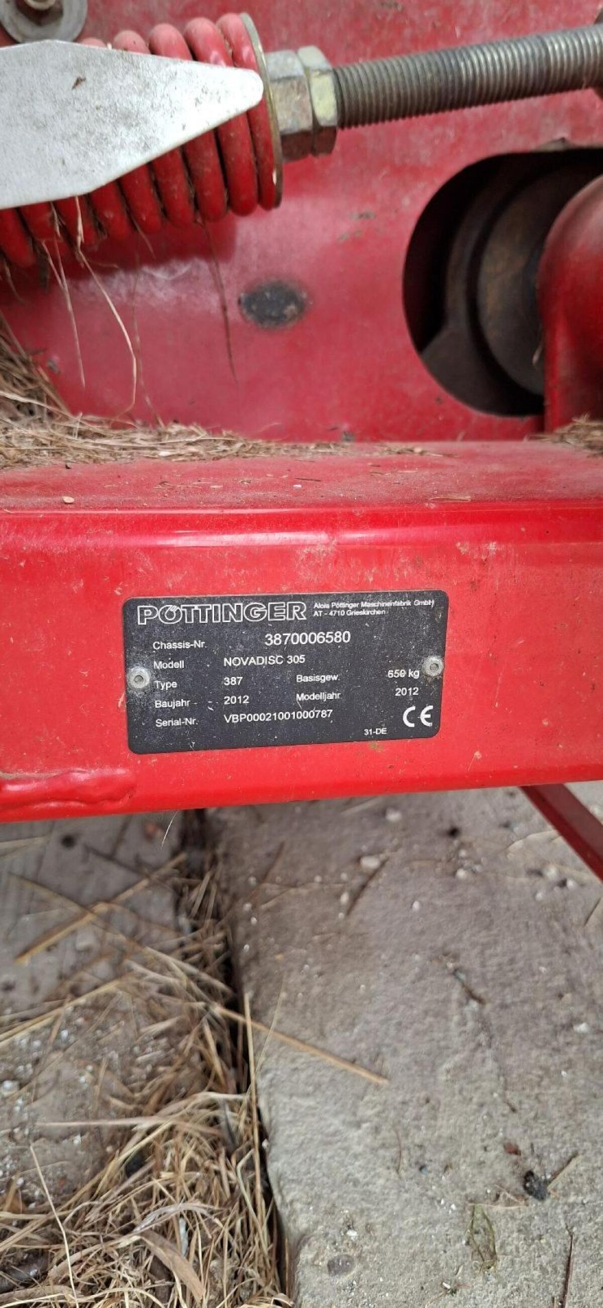 Pöttinger Novadisc 305 Scheibenmähwerk 2