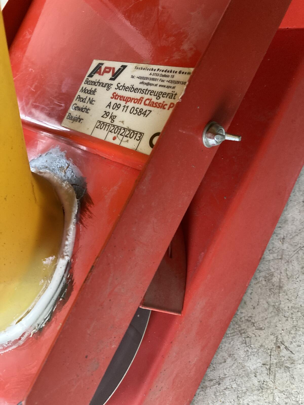 APV Kleinsamenstreuer Streuprofi Classic - Scheibenstreuer 2