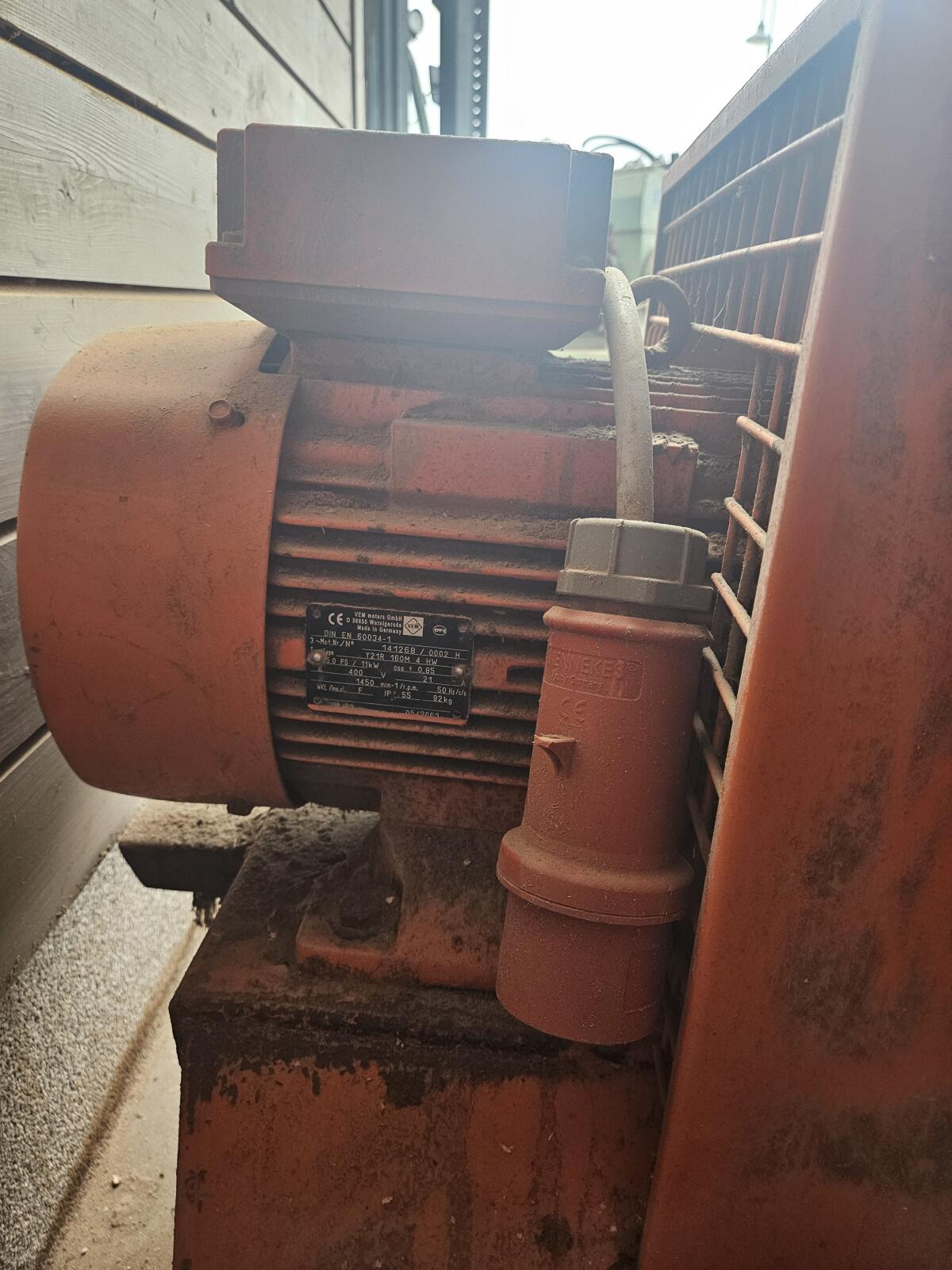 Hackschnitzelgebläse Auer GHG 11 kW 3