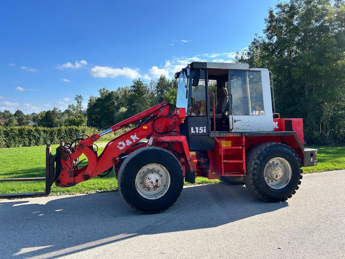 O&K L15i Radlader – 74 kW, 12.600 Bstd., mit Palettengabel 3