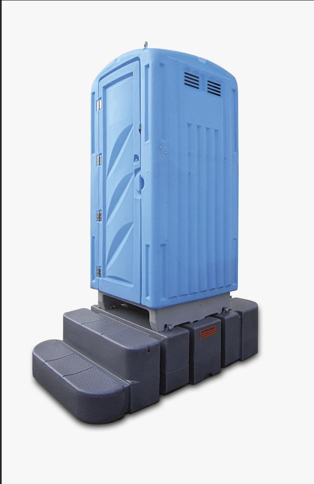 Mobile Toilette aus Plastik 3