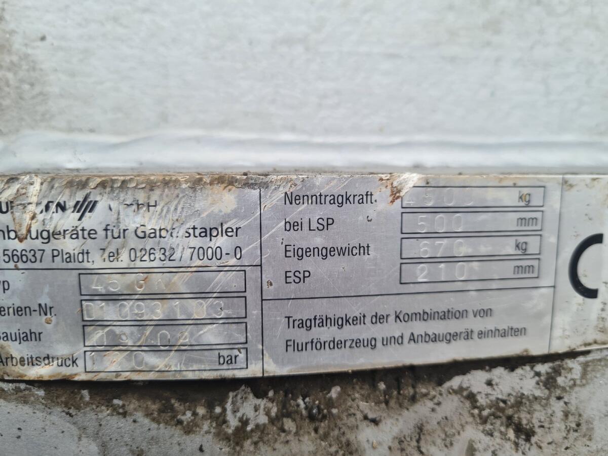 Stapler Zinken komplett 2