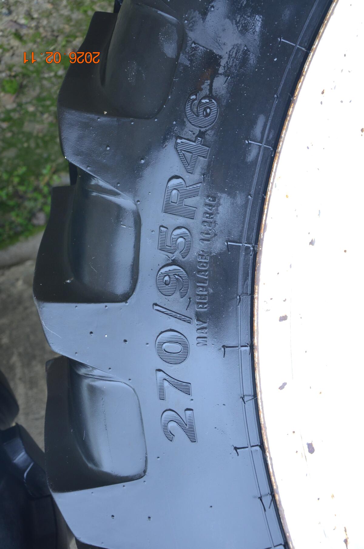 Kompletträder 270/95R46 + 270/80R32 - Reifen + Felgen Steyr 9105 MT 2