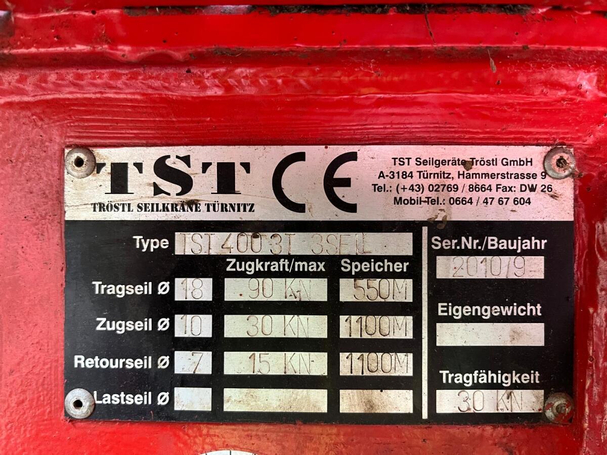 Verkaufe TST 400 3t 3