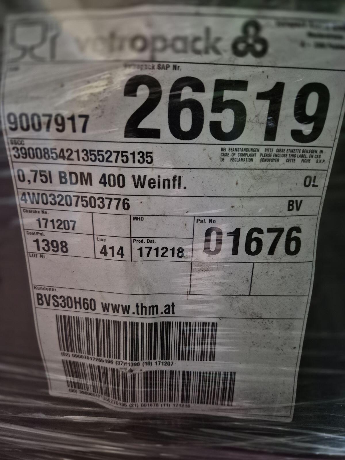 Flaschen Bordeaux 400g 2