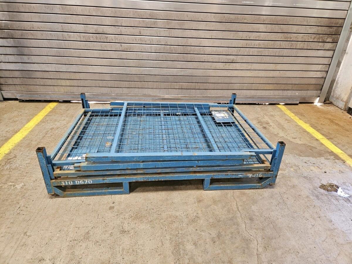 Brennholz Holz Gitterboxen Regale Container Klappbox 3