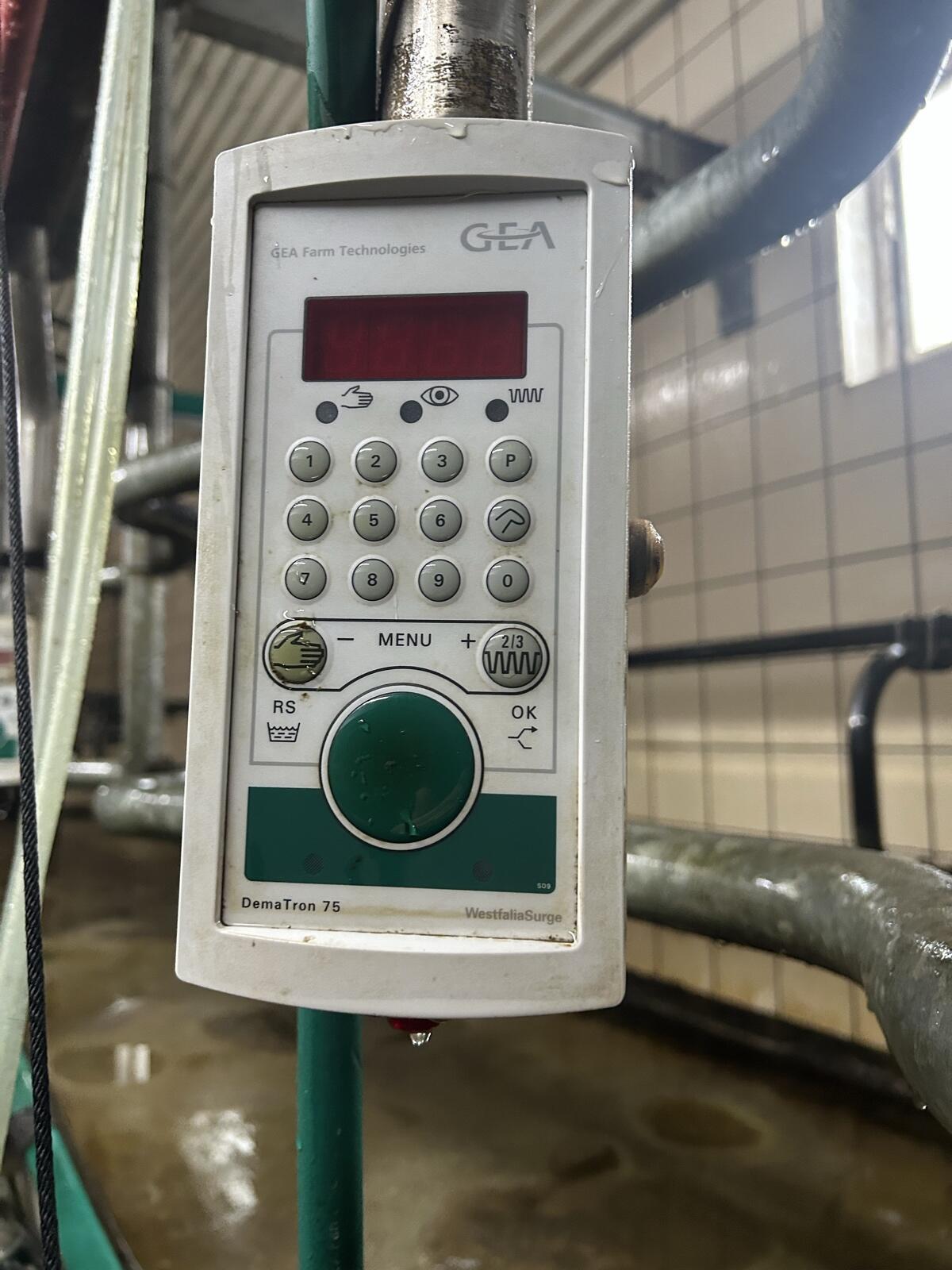 GEA Fischgrätenmelkstand doppel 8 2