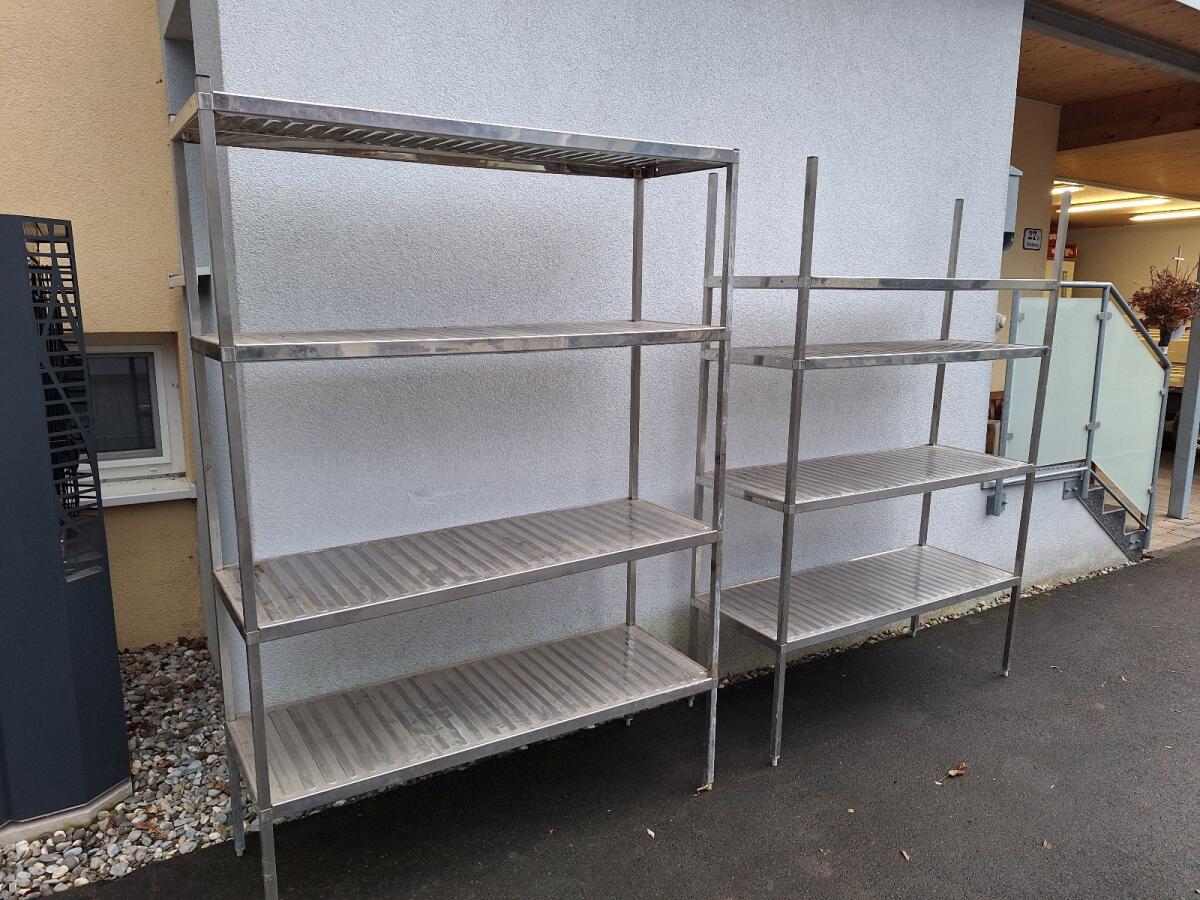 Rieber Edelstahl Regal Kühlzelle Kühlraum Lager Gastronomie 2
