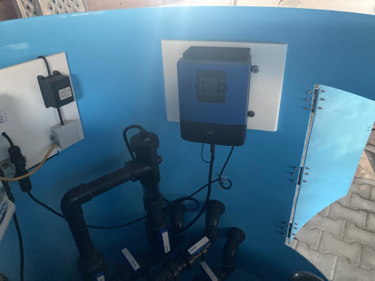 Technikschacht für Pool 2