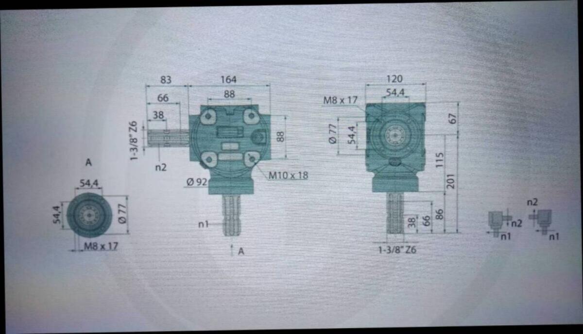 Winkelgetriebe Bandioli & Pavesi 2