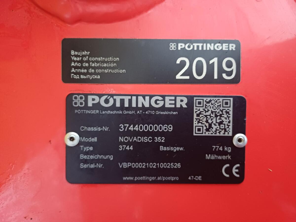 Pöttinger NovaDisc 352 3