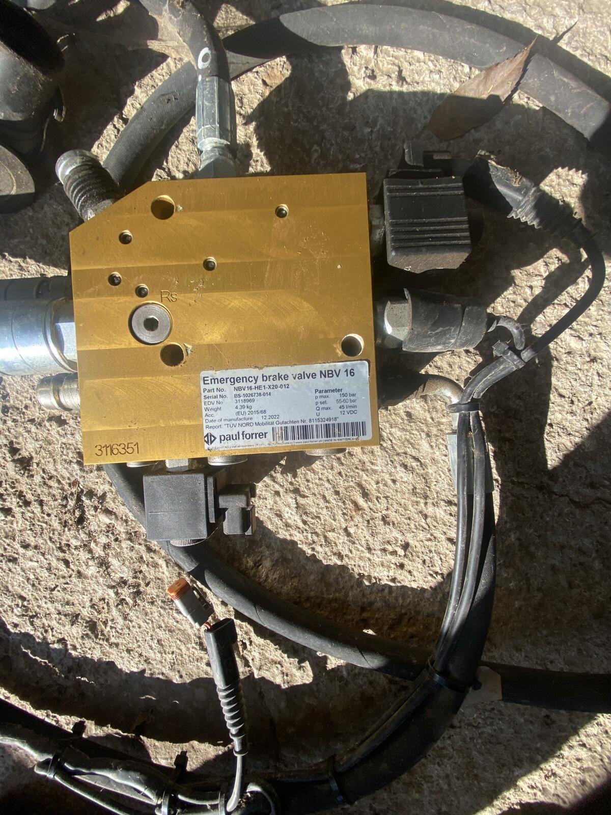 Hydraulisches Notbremsventil für Anhänger 3