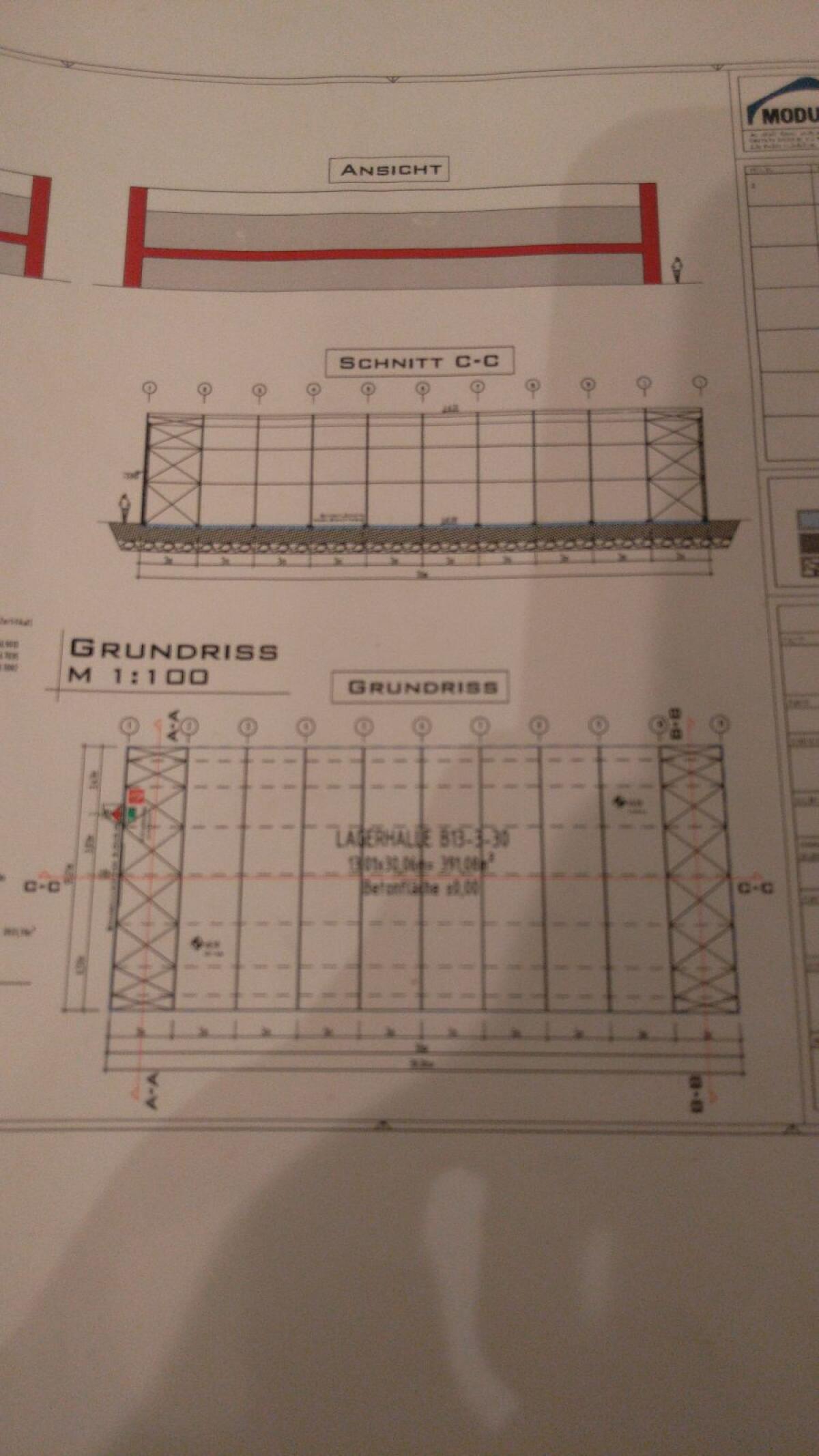 Rundbogenzelt 16x30 m 2