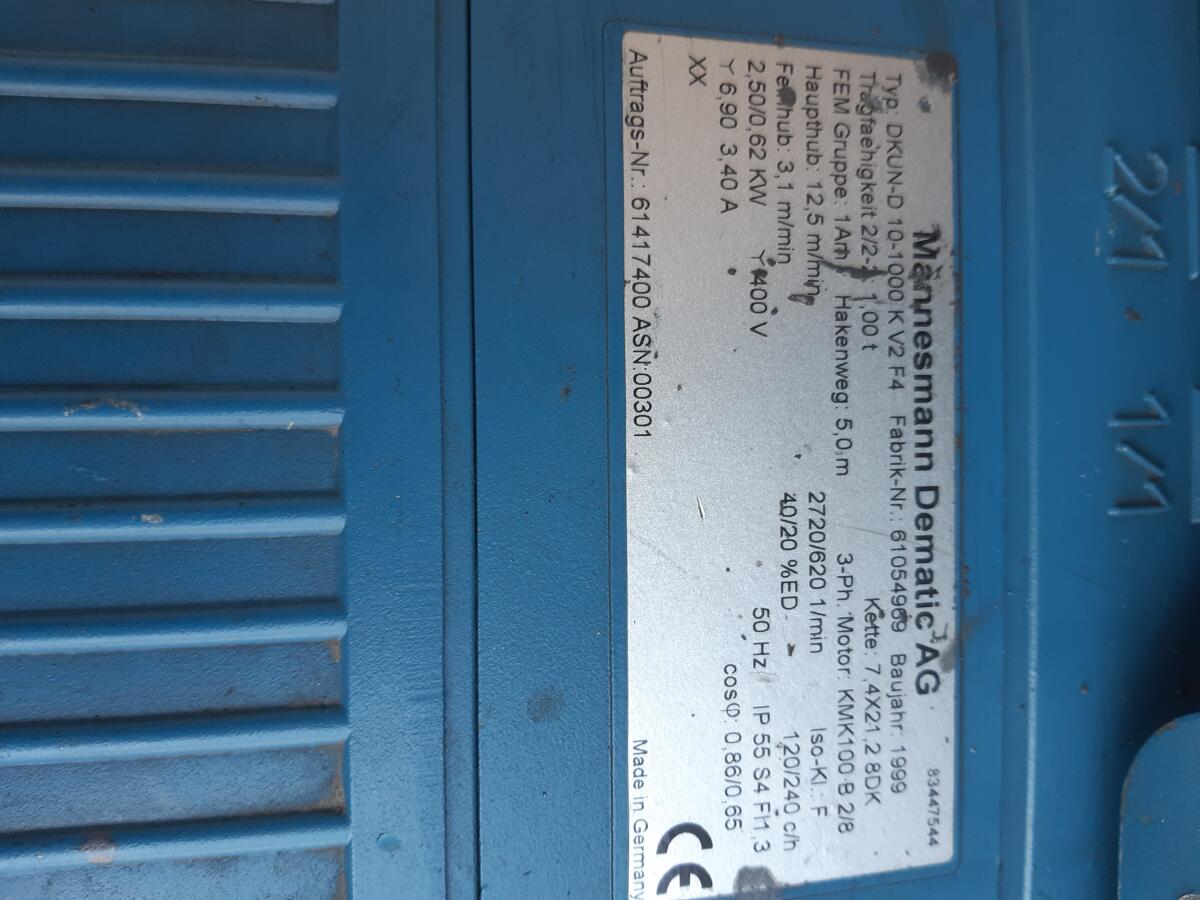 El.Kettenzug mit Fahrwerk 3