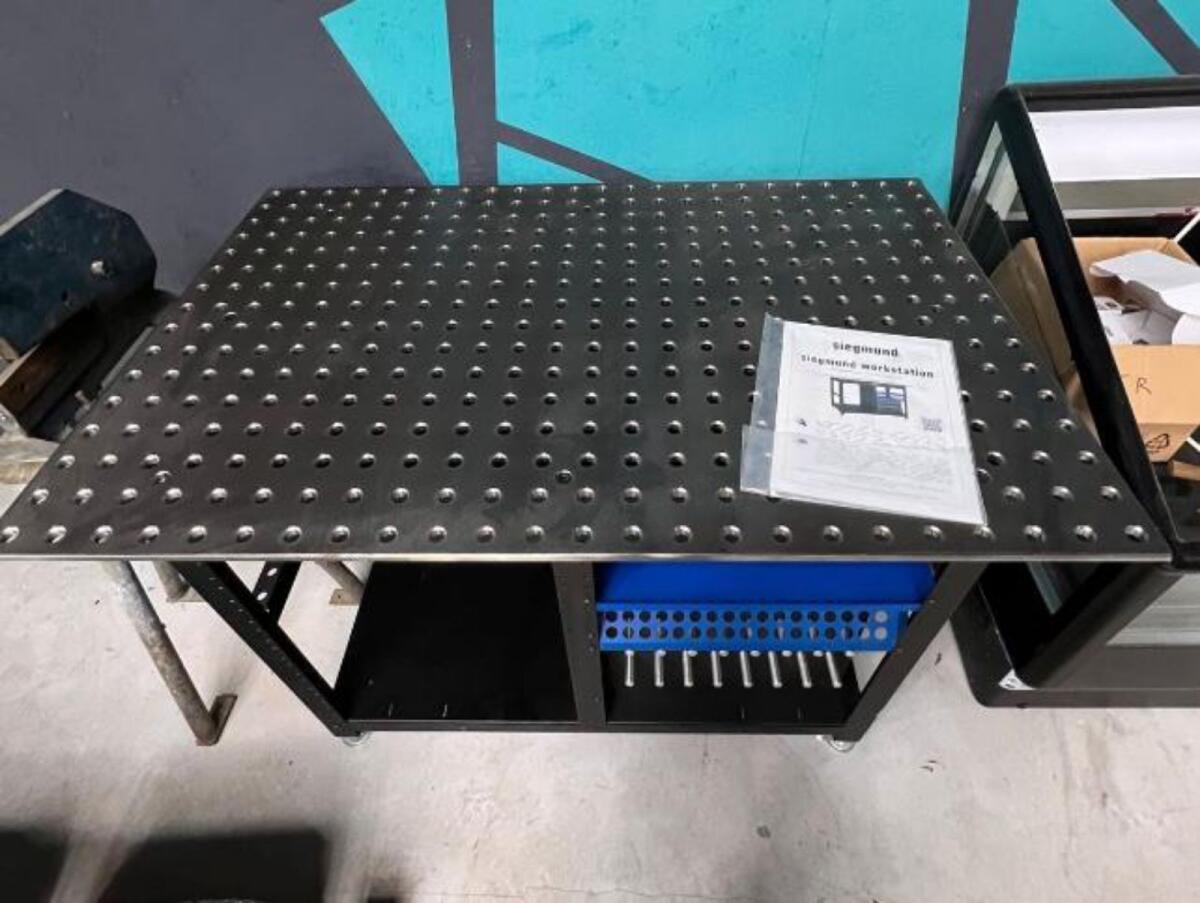 Schweißtisch - Siegmund Workstation 1208 inkl. Ablagen 2