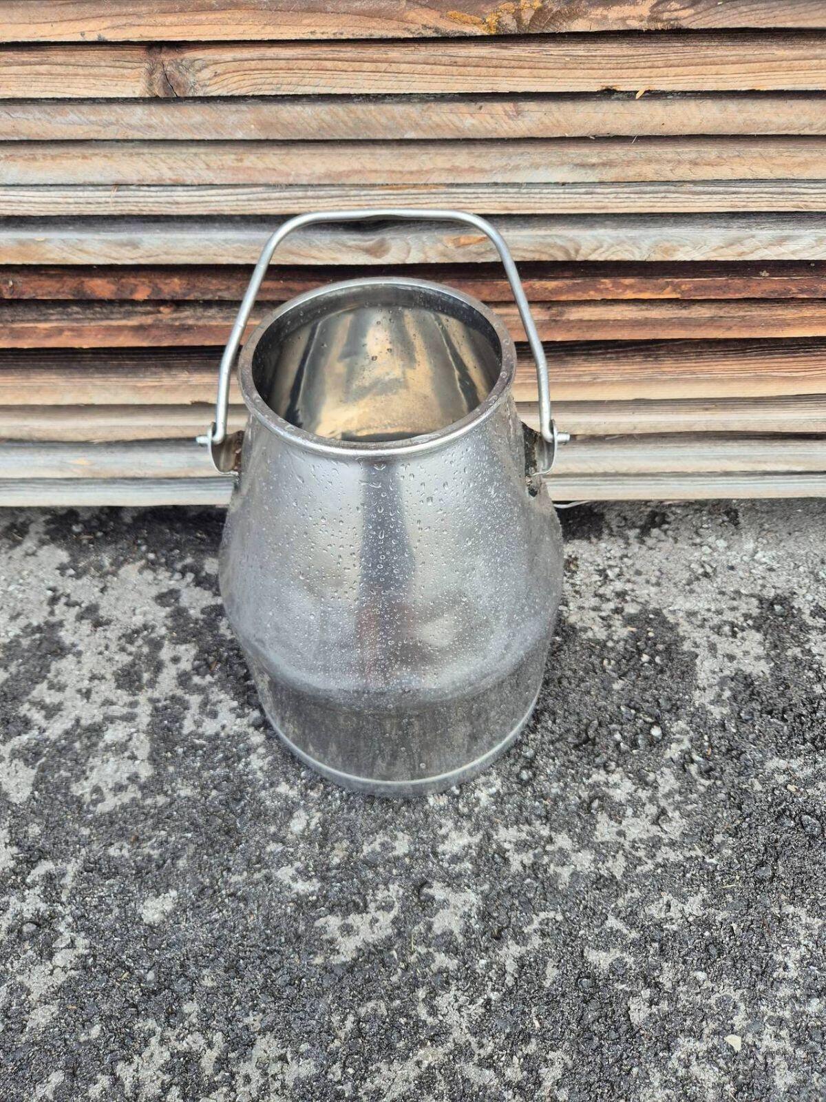 Melkeimer Alfa Laval Edelstahl 3