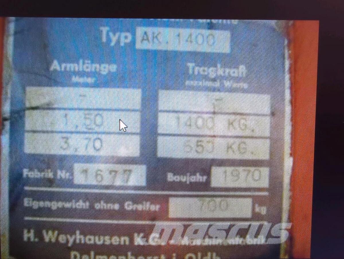 Müller Mitteltal Kipper Rückewagen Anhänger Atlas Kran 3