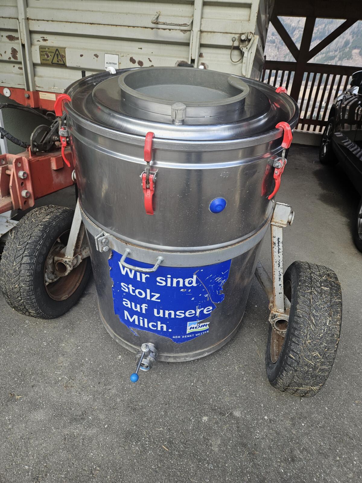 Milchtank 400 l - Fahrbar! 2