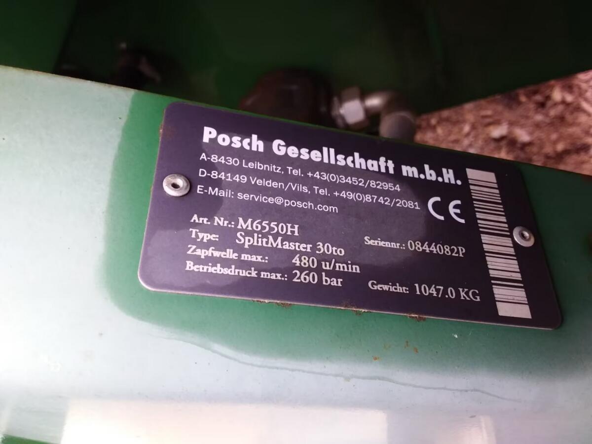 Posch Splitmaster Liegendspalter 3