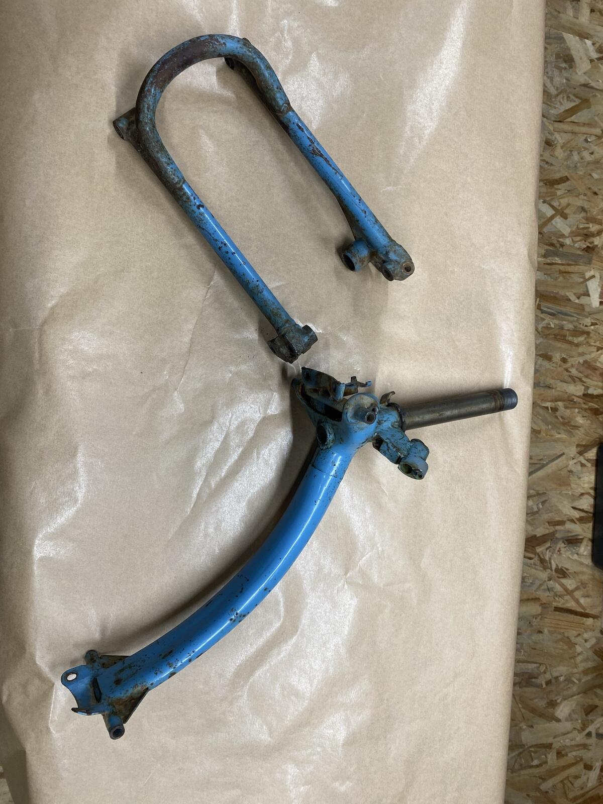 Puch DS 50 Vordere Gabel - Mit Bügel - Original Lack Puch DS 2