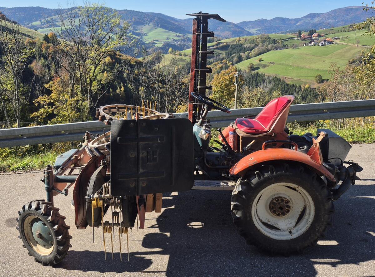 Reform 2000, Aufsitzmäher, Doppelmessermähwerk, Bandheuer 2