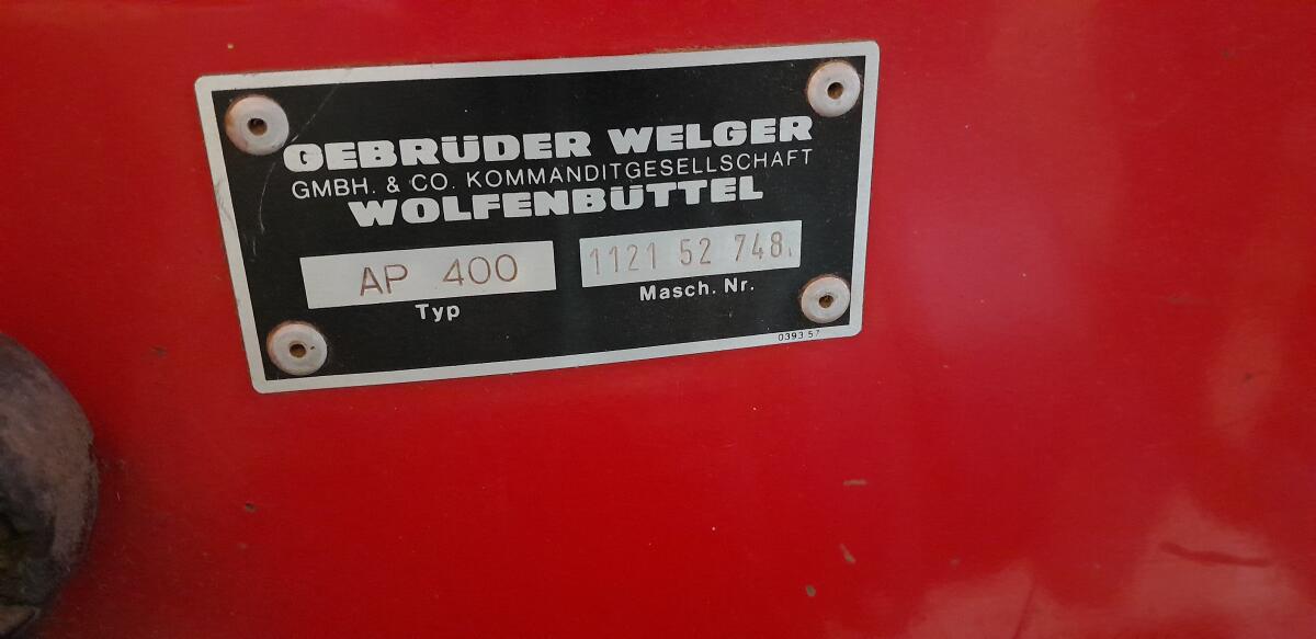 Kleinballenpresse Welger AP 400 2