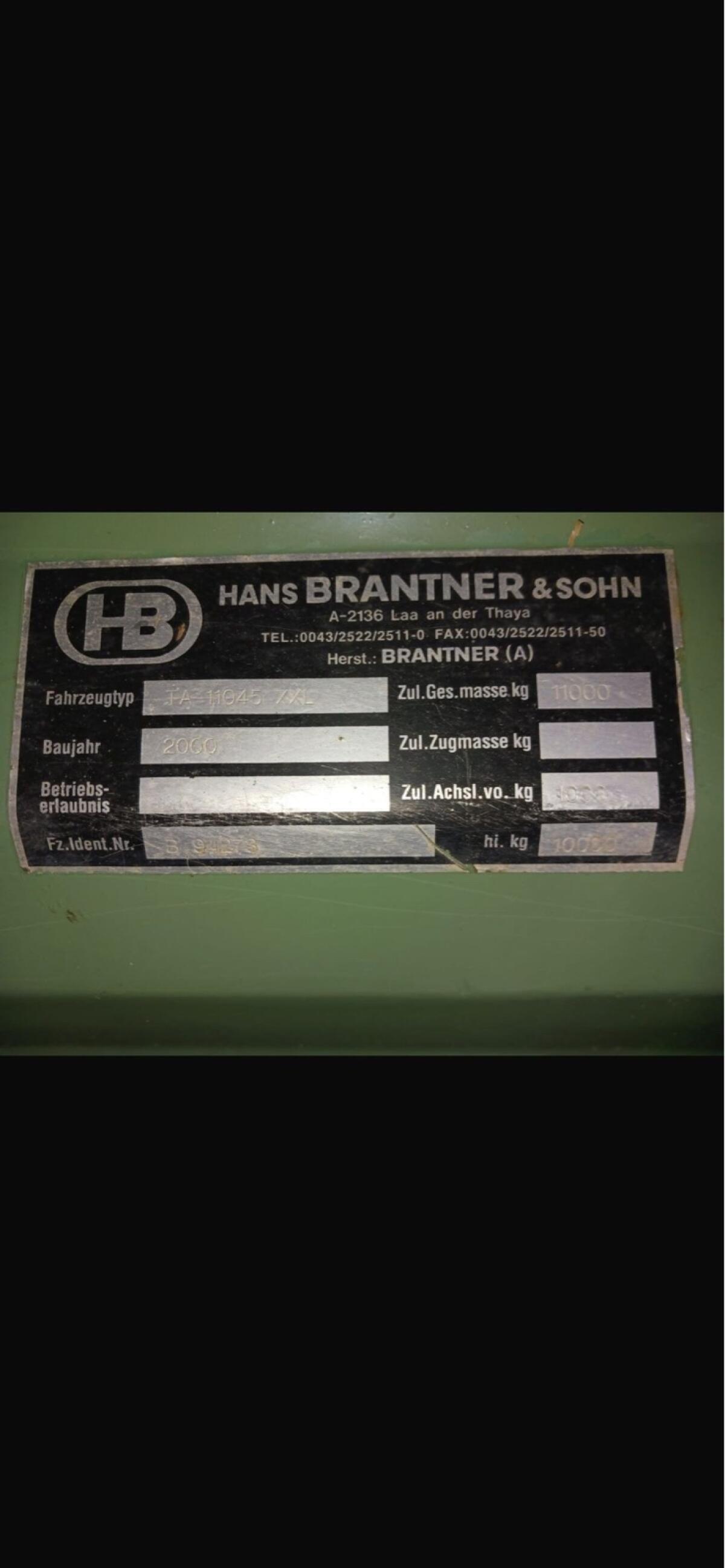 Tandemkipper Brantner TA 11045 XXL 2