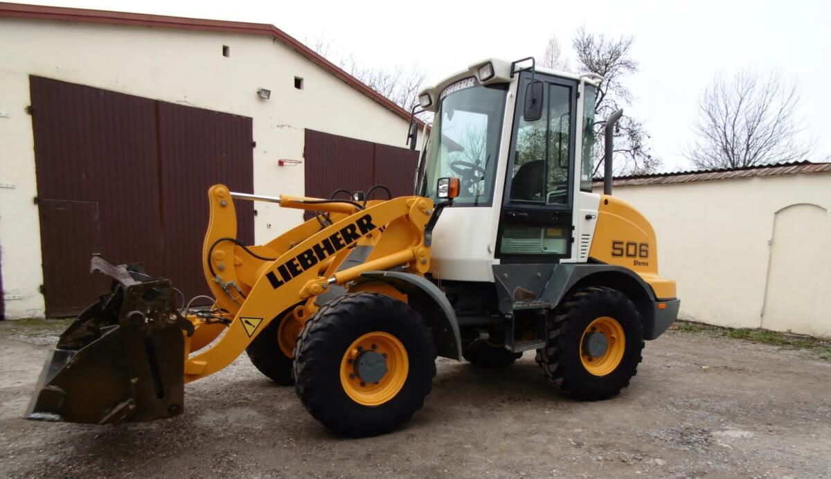 Liebherr 506 Stereo Radlader+Hyd.Klappschaufel+Palettengabel 2