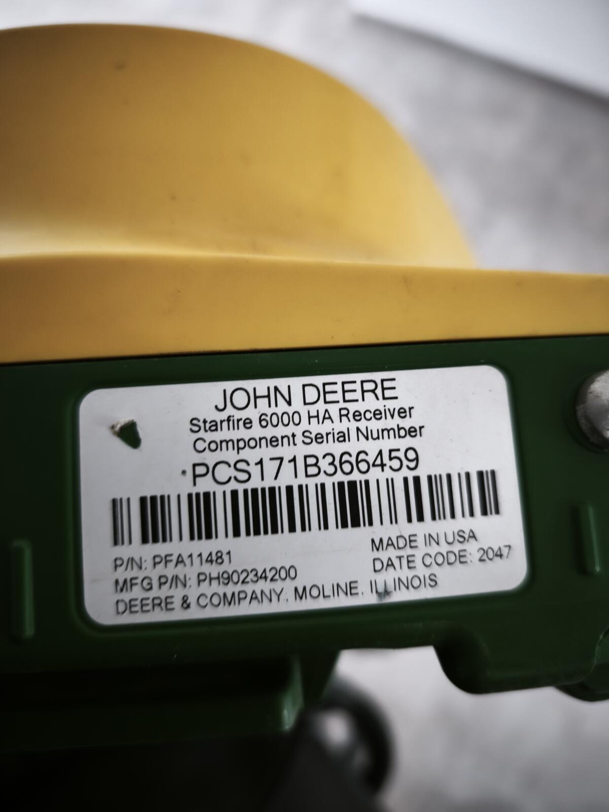 John Deere Star Fire SF 6000 SF1 2