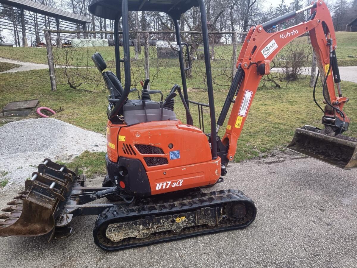 Kubota U17-3 Minibagger inkl. Geel/Martin Löffelpaket 2