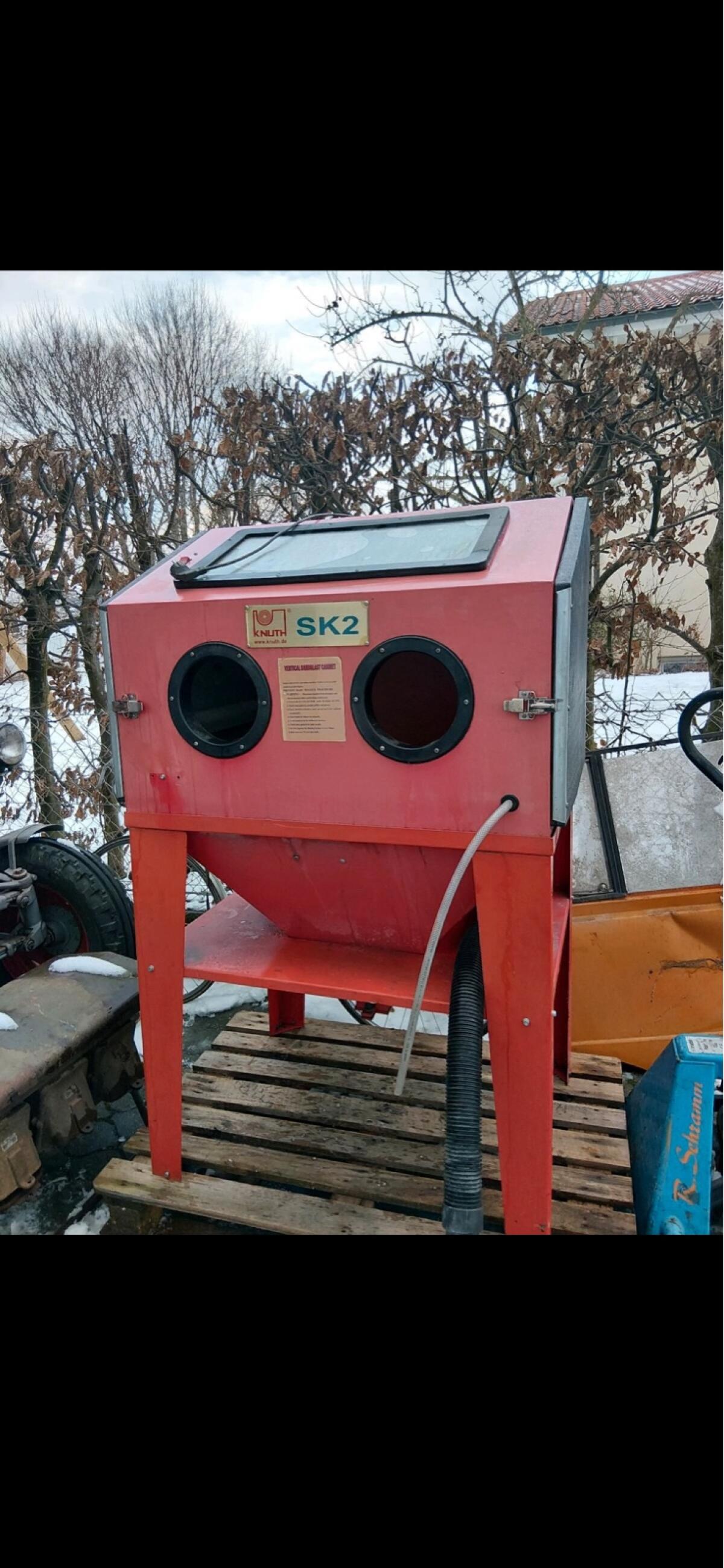 Sandstrahlkabine Sand strahlen Kabine 2