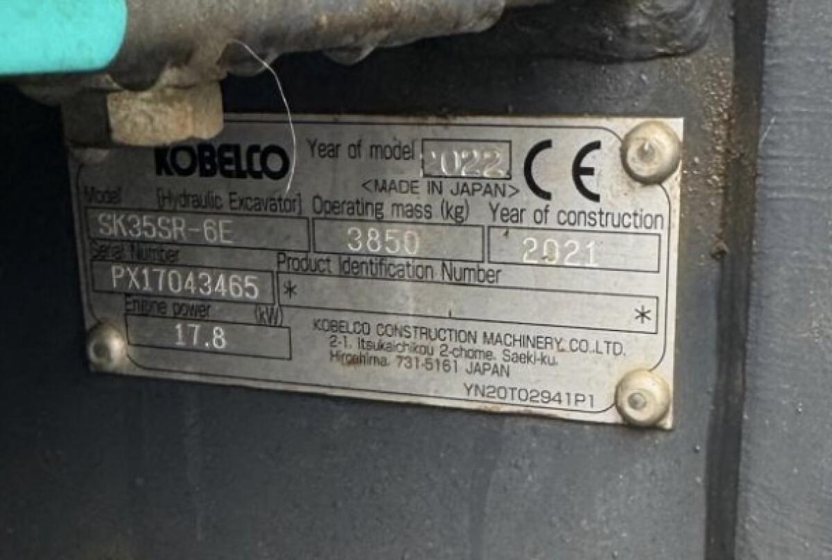 Kobelco SK 35SR 2