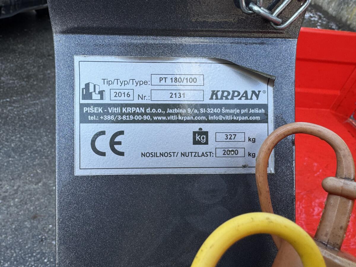 Kippmulde Krpan PT180/100 2